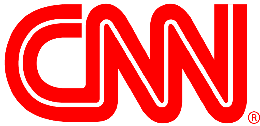 Cnn Logo Black White (1022x497), Png Download