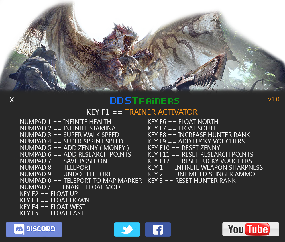Monster Hunter World Trainer (1000x850), Png Download