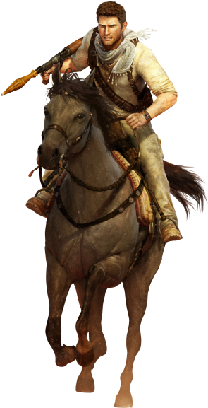 Nathan Drake Uncharted 4 Render - Uncharted 3 Drake's Deception Png (312x600), Png Download