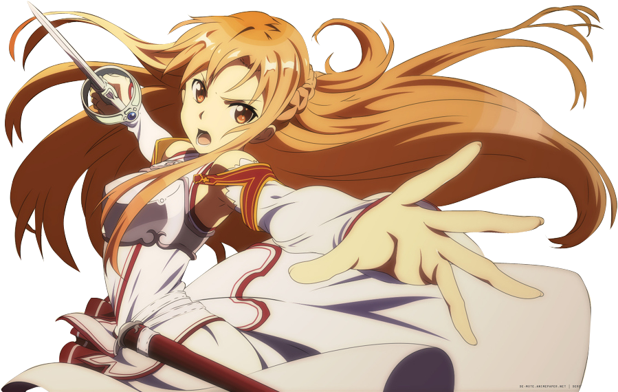 Asuna Yuuki - Deck Protectors: Sword Art Online Asuna (985x615), Png Download