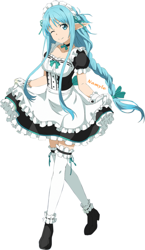 Jpg Royalty Free Collaboration Drawing Asuna Sao - Sword Art Online Memory Defrag Yuki (670x1191), Png Download