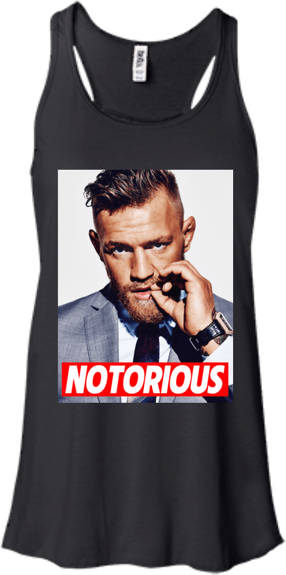Conor Mcgregor Shirt, Tank, Racerback - Notorious Tee Conor Mcgregor (1155x1155), Png Download