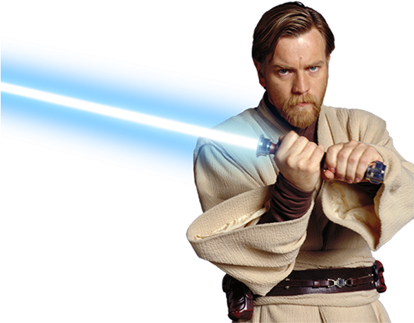 Clipart Resolution 600*480 - Obi Wan Kenobi Png (600x480), Png Download