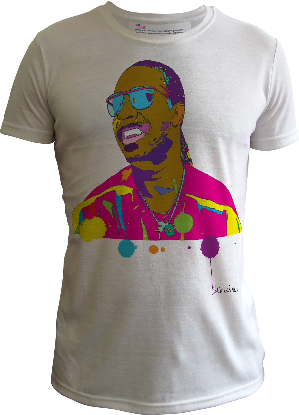 Stevie Wonder - Geraint Thomas T Shirt (1030x1430), Png Download