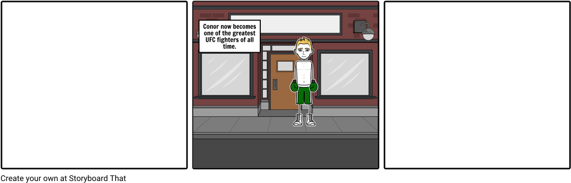 Conor Mcgregor - Cartoon (1164x385), Png Download