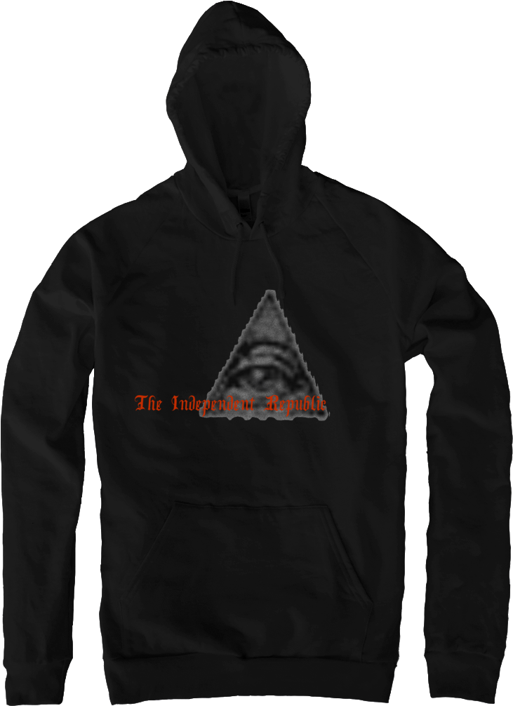 Independent Republic And All Seeing Eye - Parsons The New School Hoodie (852x1021), Png Download
