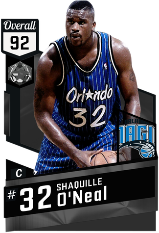 Jpg Library Library Shaquille O Neal Myteam Onyx Card - Nba 2k17 Sapphire Cards (325x475), Png Download