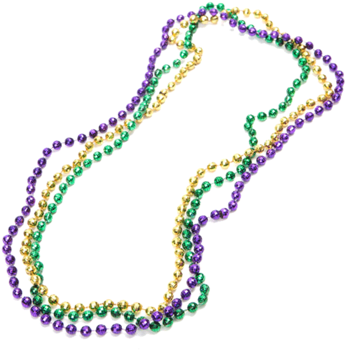 Download HD Mardi Gras Beads Transparent Transparent PNG Image