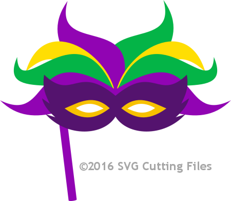 Graphic Freeuse Library Mardi Gras Beads Clipart Svg - Clip Art Mardi Gras Mask (450x391), Png Download