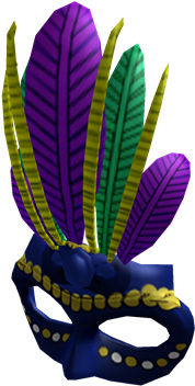 Blue Mardi Gras Mask - Mardi Gras Mask Png (420x420), Png Download