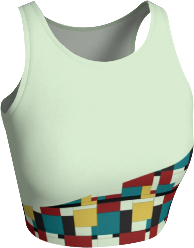 Athletic Crop Tops - Crop Top (1000x893), Png Download