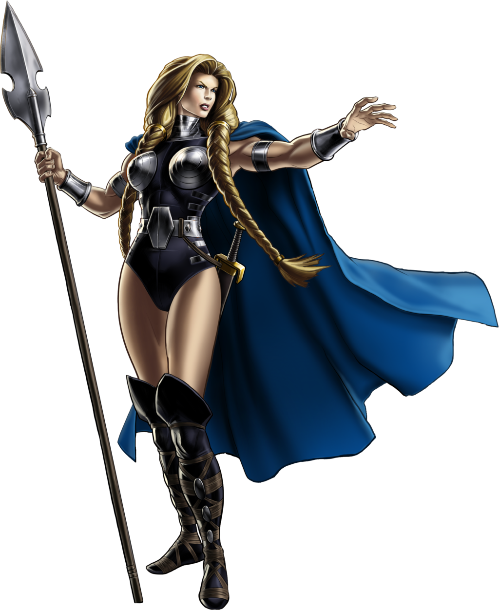 Avengers Alliance By Ratatrampa - Marvel Valkyrie (1024x1252), Png Download