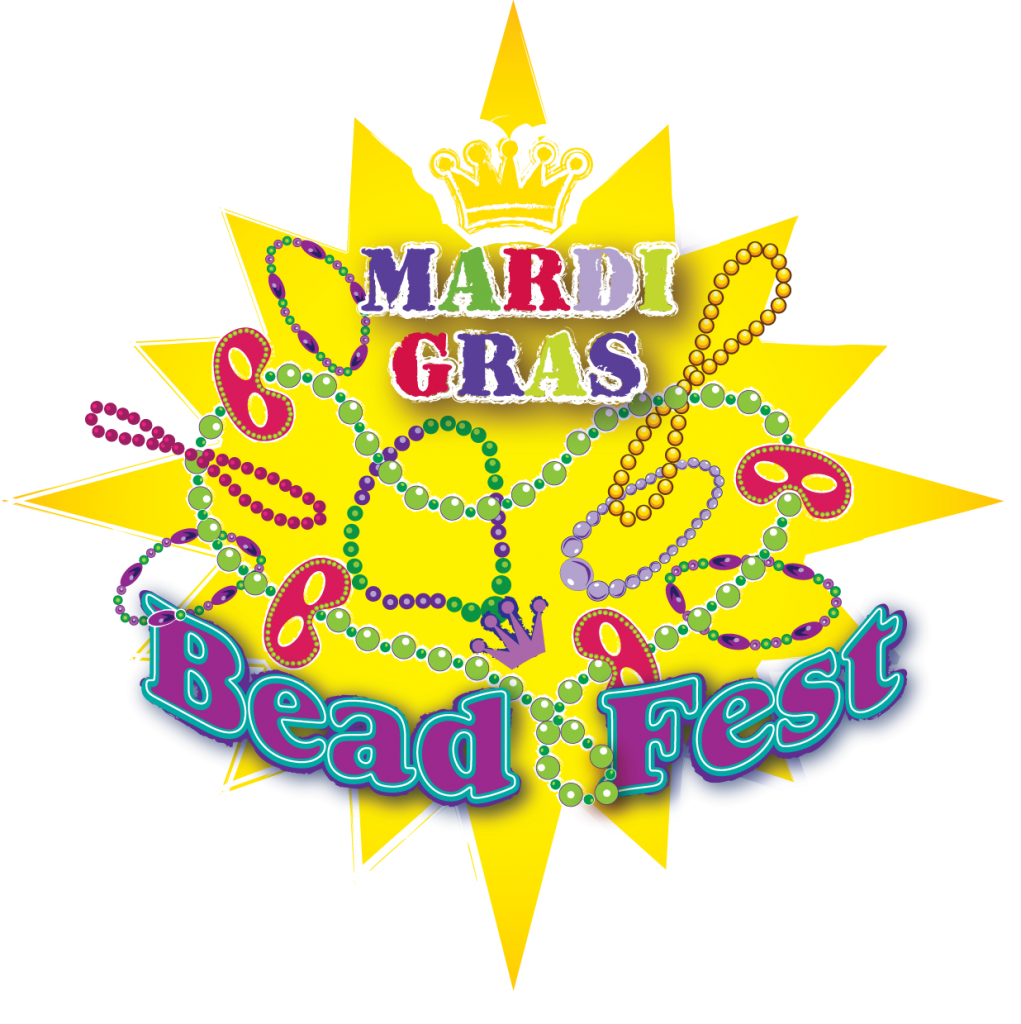 Bead Fest - Mardi Gras (1021x1024), Png Download