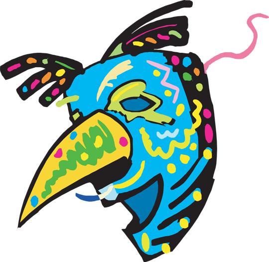 Mardi Gras Mask Clip Art - Mardi Gras (540x526), Png Download