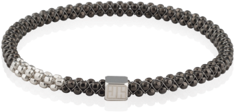 Chromatic Bangle Faceted Black - John Humphries Designs Chromatic Bangle Faceted Black (350x500), Png Download