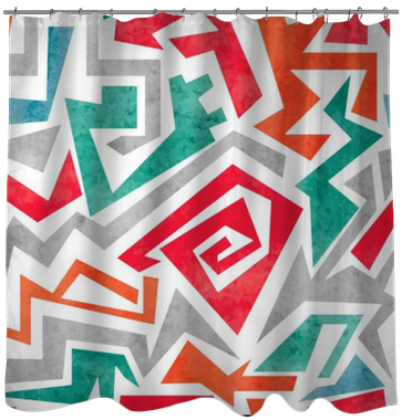 Watercolor Graffiti Colorful Seamless Pattern In Red, - Watercolor Painting (400x400), Png Download