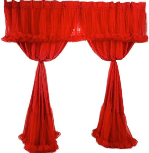 Indian Style Red Curtains - Curtain (500x500), Png Download