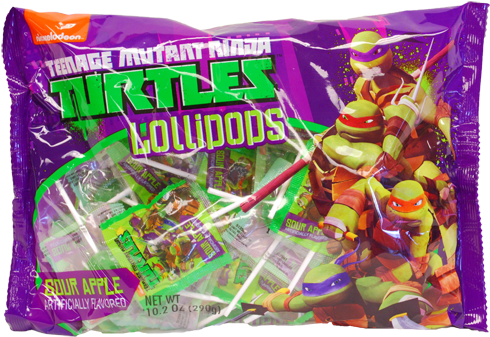 Teenage Mutant Ninja Turtles Lollipops Sour Apple - Teenage Mutant Ninja Turtles Lollipops (500x500), Png Download