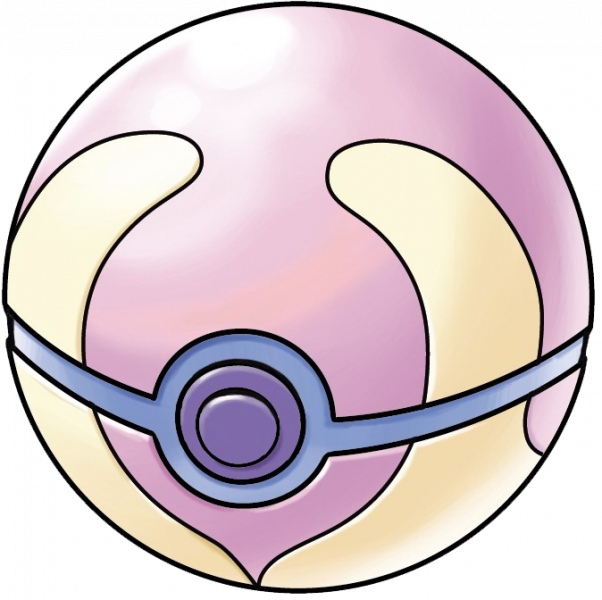 Drawn Ball Pokemon - Heal Ball (602x600), Png Download
