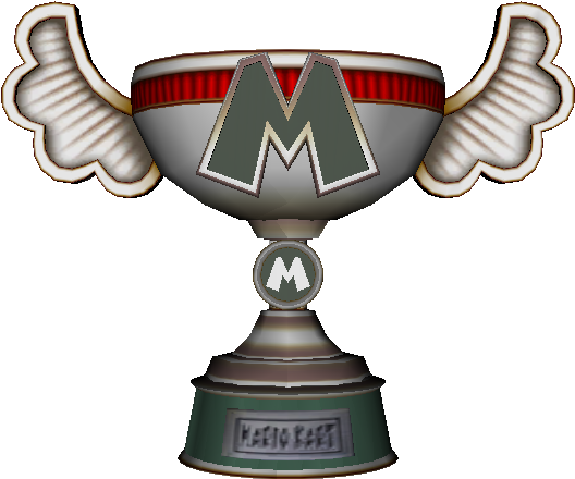 Download Zip Archive - Mario Kart Cup Trophy (750x650), Png Download