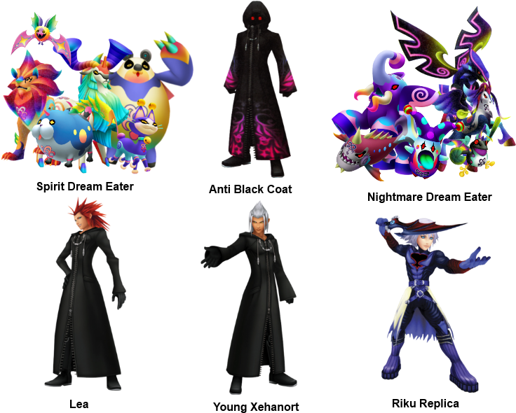 Kingdom Hearts 3d Dream Drop Distance Trophies - Kingdom Hearts Dream Drop Distance Nightmares (800x600), Png Download