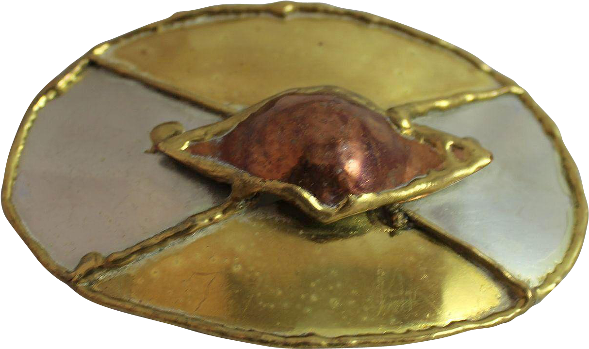 Vintage Belt Buckle Modernist Brutalist 1970's Jewelry - Vintage Gürtelschnalle Modernistischen Brutalist 1970 (1213x1213), Png Download