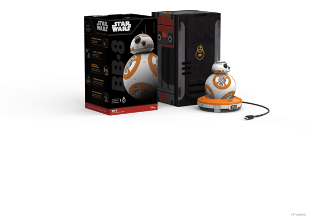 Bb8 Witb Cmyk 600 - Star Wars Bb-8 - The App-enabled Droid (600x521), Png Download