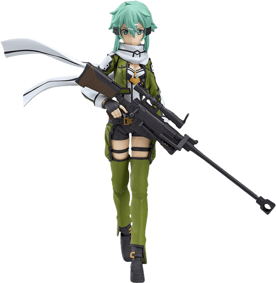 Figma Sword Art Online Ii: Sinon (600x600), Png Download