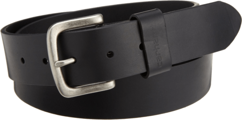 Mens Belt Transparent Background - Black Leather Belt Png (790x391), Png Download