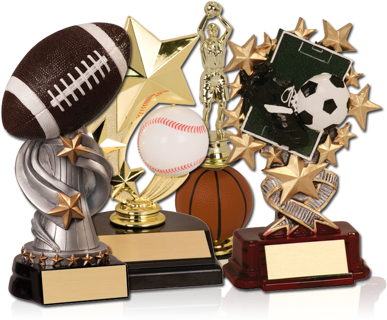 Trophies - Encore Colorful Football Resin Trophy (900x738), Png Download
