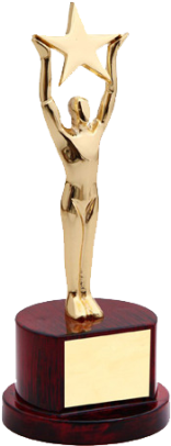 Trophy Star Metal - Badminton Awards In India (500x440), Png Download