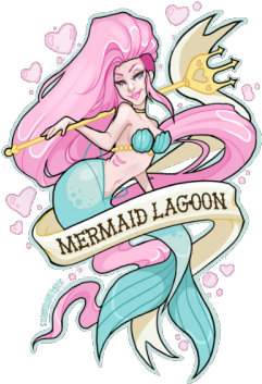 Transparent Mermaid - Mermaid Transparent (500x375), Png Download