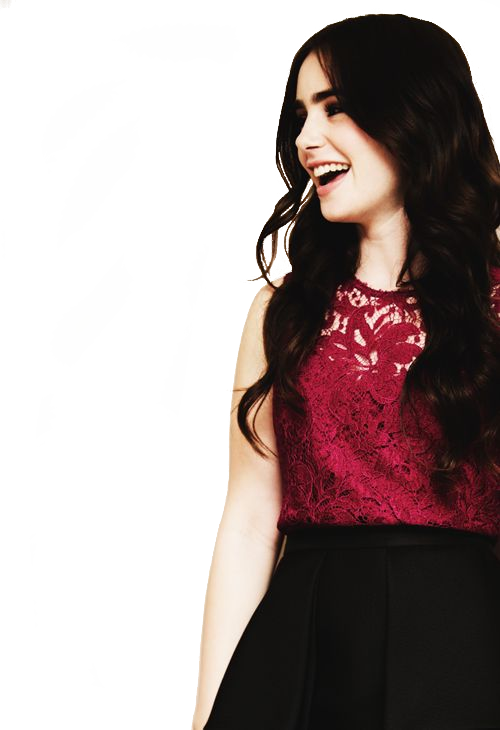 ¡convierto Imágenes Comunes En Png Png Es Un Formato - Lily Collins Cute (500x730), Png Download