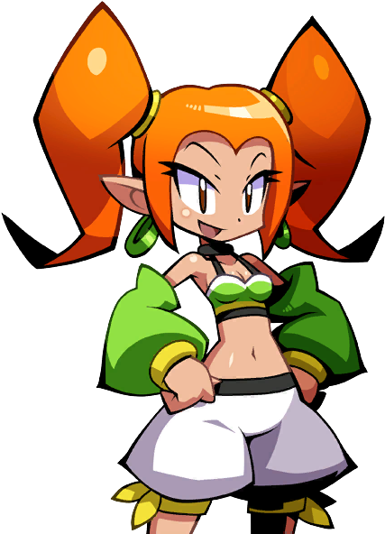 Rgenie Shantae - Shantae Half Genie Hero Holly (592x592), Png Download