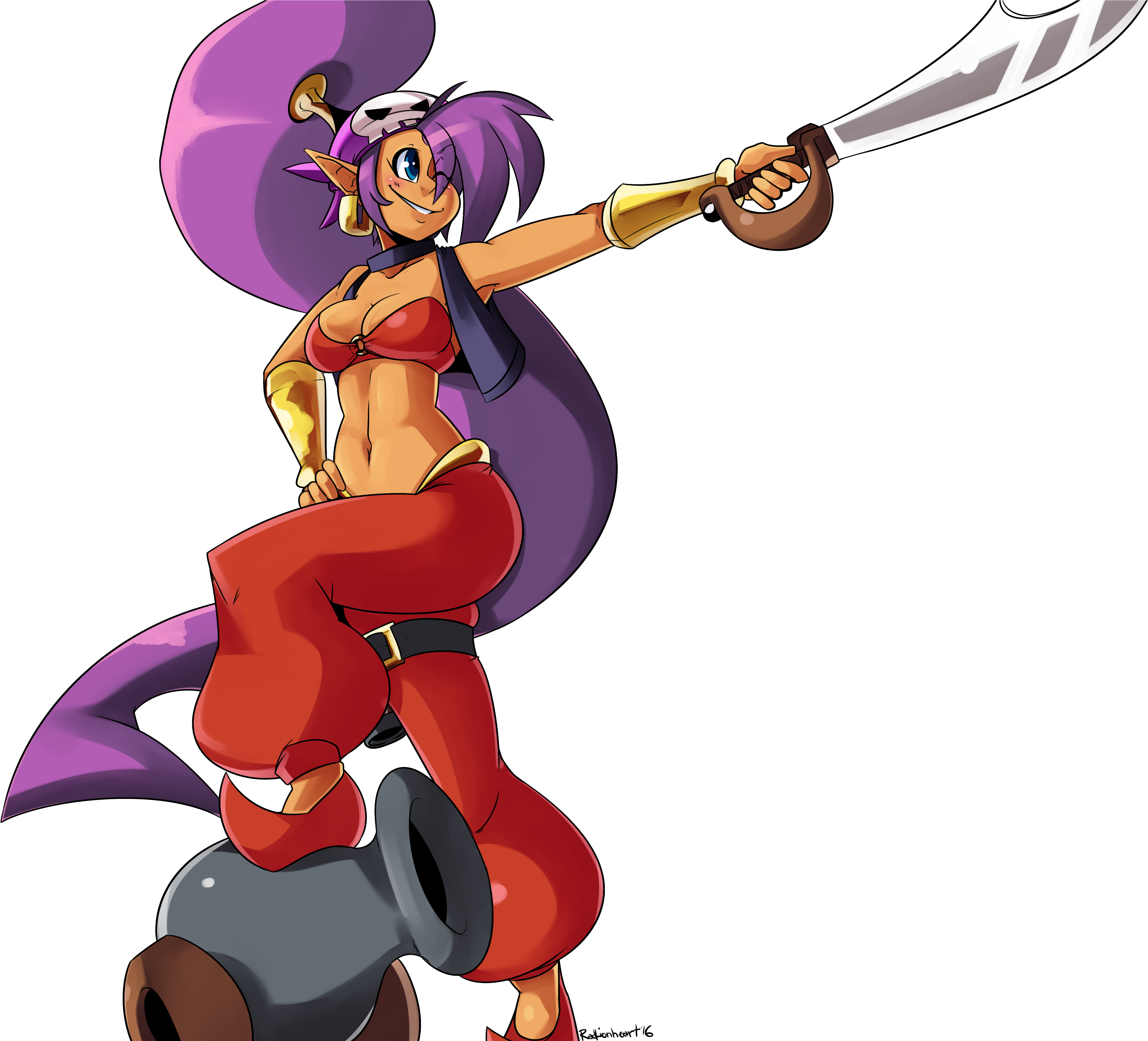 Shantae And The Pirate's Curse Shantae - Shantae Pirates Curse Png (1012x789), Png Download