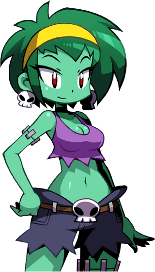 Half Genie Hero - Shantae Half Genie Hero Zombie (320x560), Png Download
