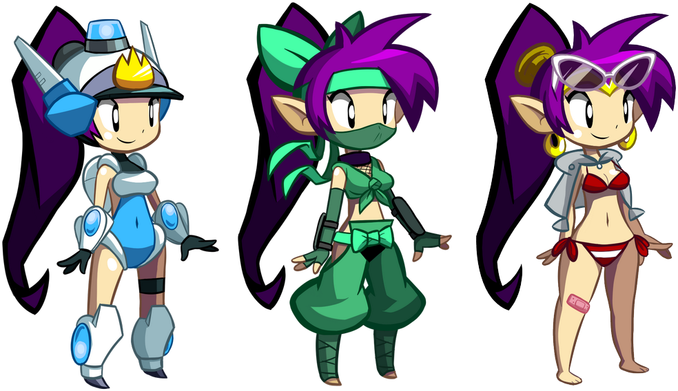Cf8ymbh - Shantae Half Genie Hero Skins (1022x618), Png Download