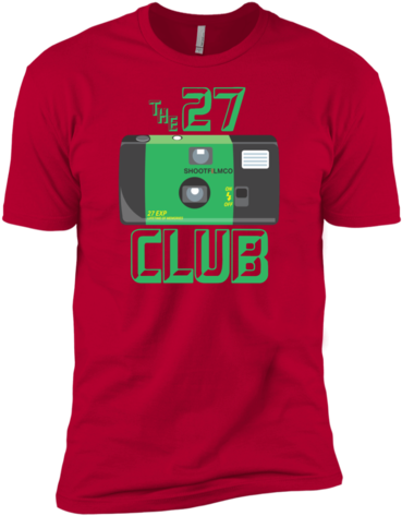 27 Club Eastern Chapter Premium Short Sleeve T-shirt - Shirt (480x480), Png Download