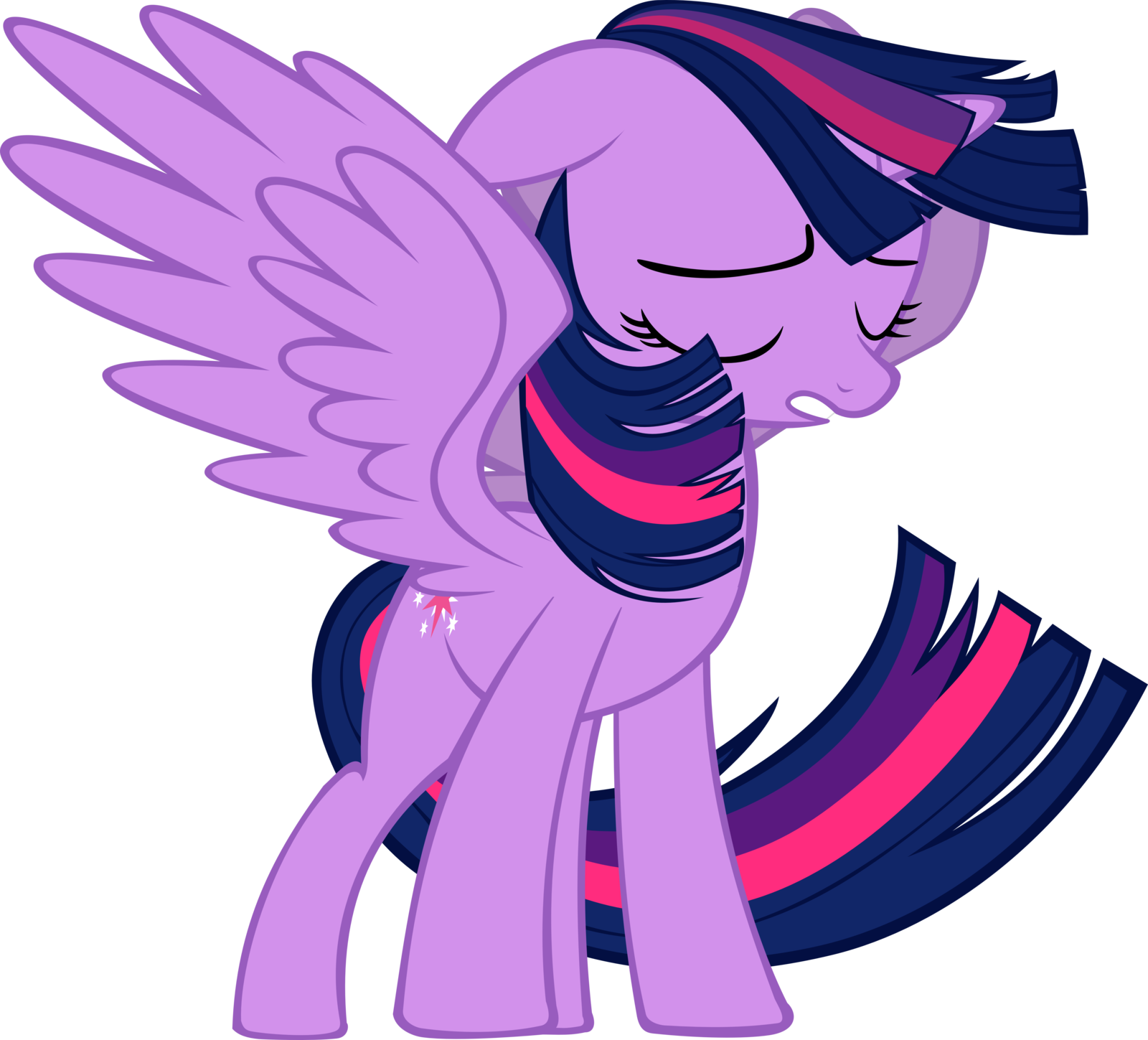 Since Everypony Loves Princess Twilight Sparkle - My Little Pony Twilight Alicorn (1600x1449), Png Download