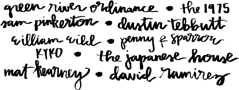 Boombox 2 Artists-01 - Handwriting (1000x422), Png Download