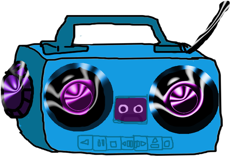 My Boombox By Sexybenplz On Clipart Library - Free Content (900x600), Png Download