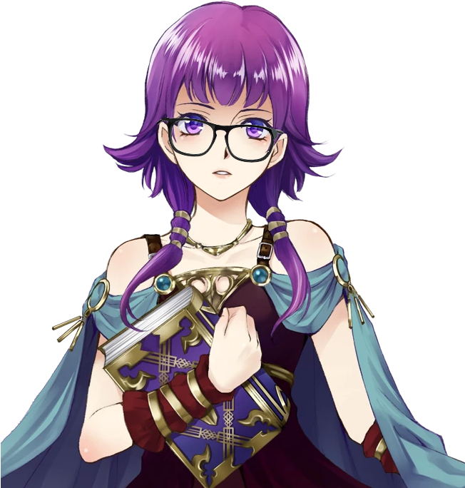 Art/fan Arti Like Girls In Glasses - Lute Fire Emblem Heroes (651x693), Png Download