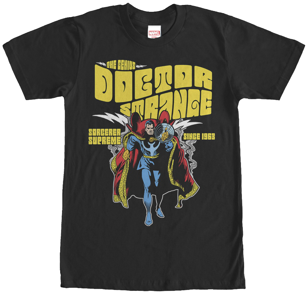Genius Doctor Strange T-shirt - Marvel Doctor Strange T Shirt (988x943), Png Download