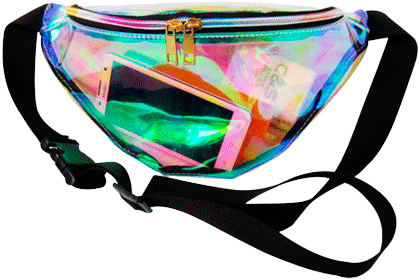 Belts Png Transparent Belts - Holographic Belt Bag (460x460), Png Download