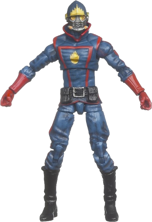 Star Lord - Marvel Universe Star Lord Action Figure (498x726), Png Download