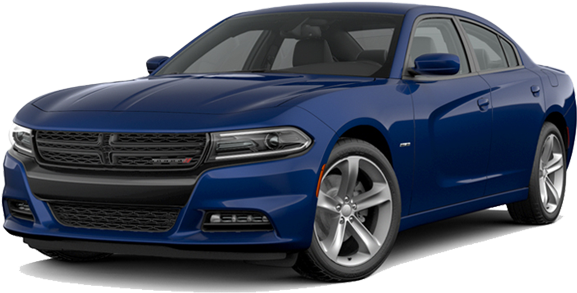 2017 Dodge Charger In Warner Robins, Ga - Dodge Charger 2017 Blue (650x337), Png Download