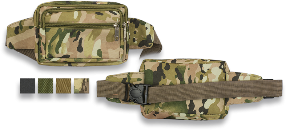 Fanny Pack Barbaric Camo - Fanny Pack (1140x488), Png Download