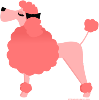 Jpg Free Download Sara Draws Daily - Png Poodle (500x431), Png Download