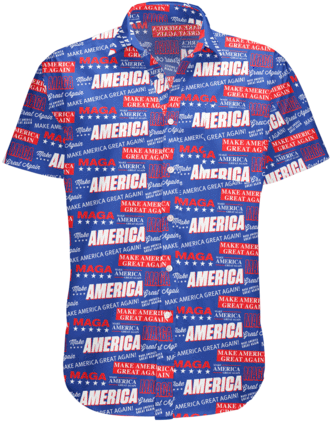 Maga Button Down - Dress Shirt (480x480), Png Download