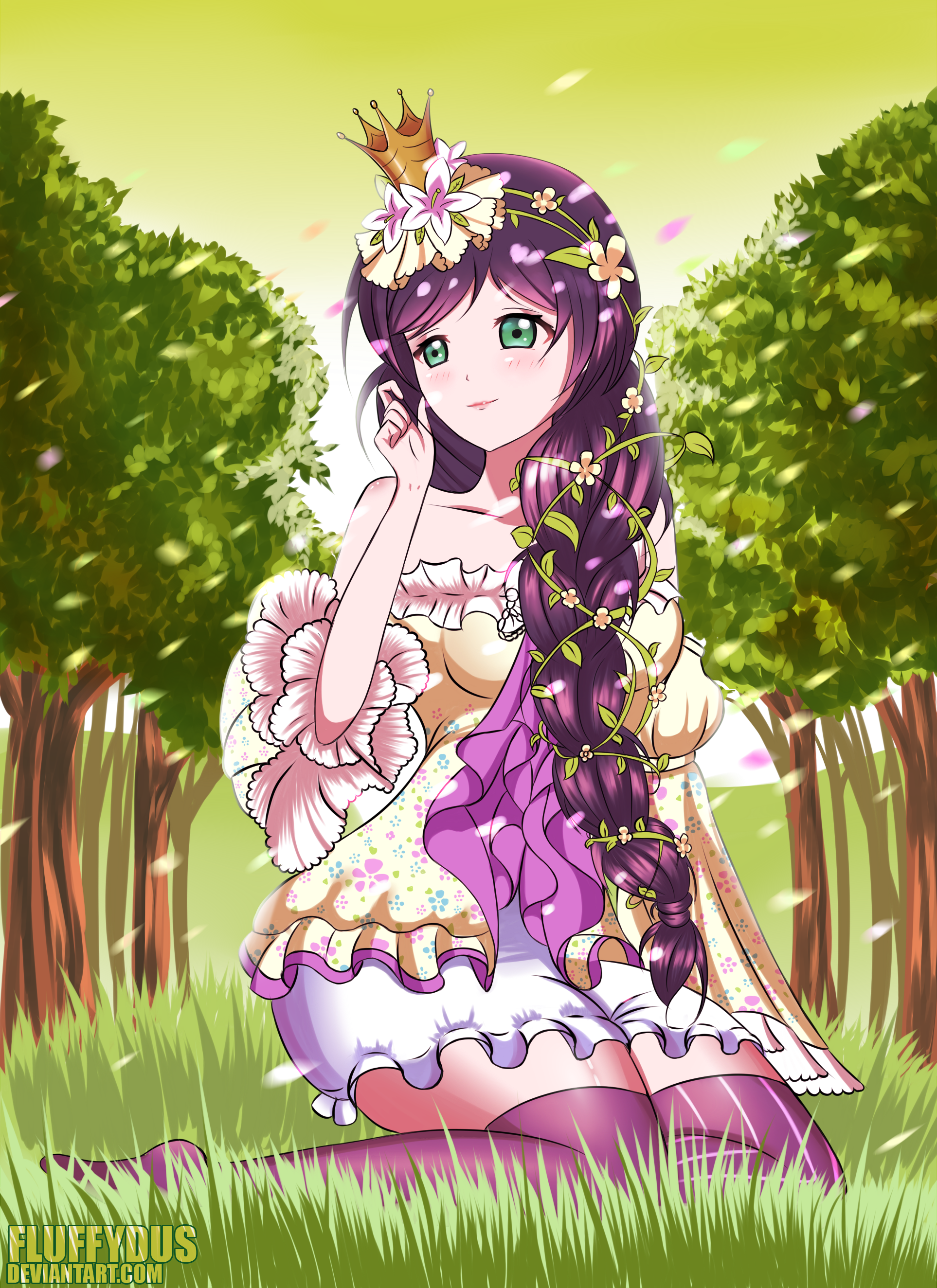 Image - Love Live Rapunzel Nozomi (1926x2648), Png Download